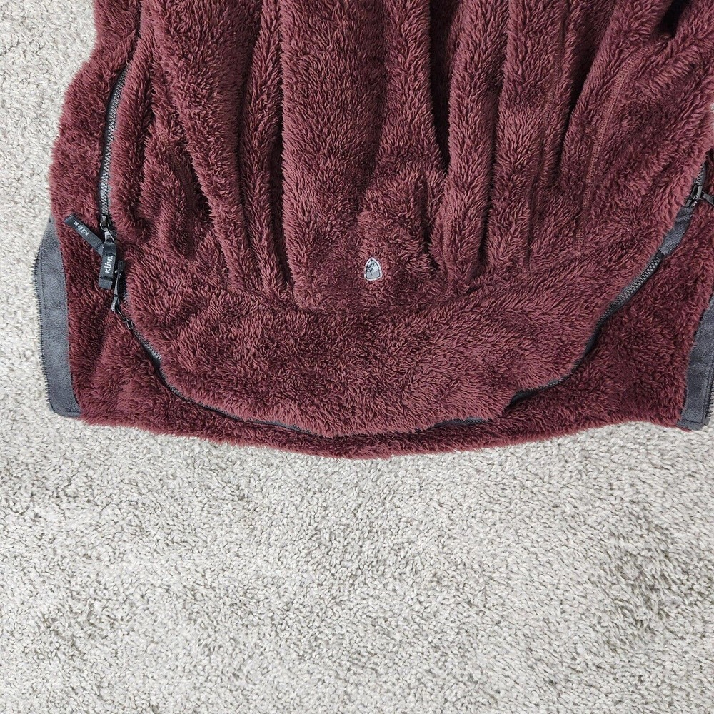 Kuhl Women's Flight Jacket Italian Fleece Hooded Pockets Thumb Loops Size M - Picture 9 of 16